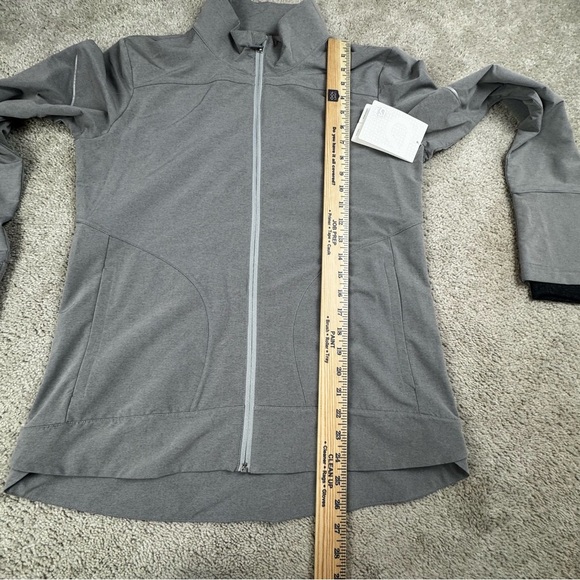 Gap GapFit Full Zip Active Performance Jacket Gray Women’s Size M NWT - Picture 5 of 8